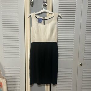 Kay Unger White black dress Size 6